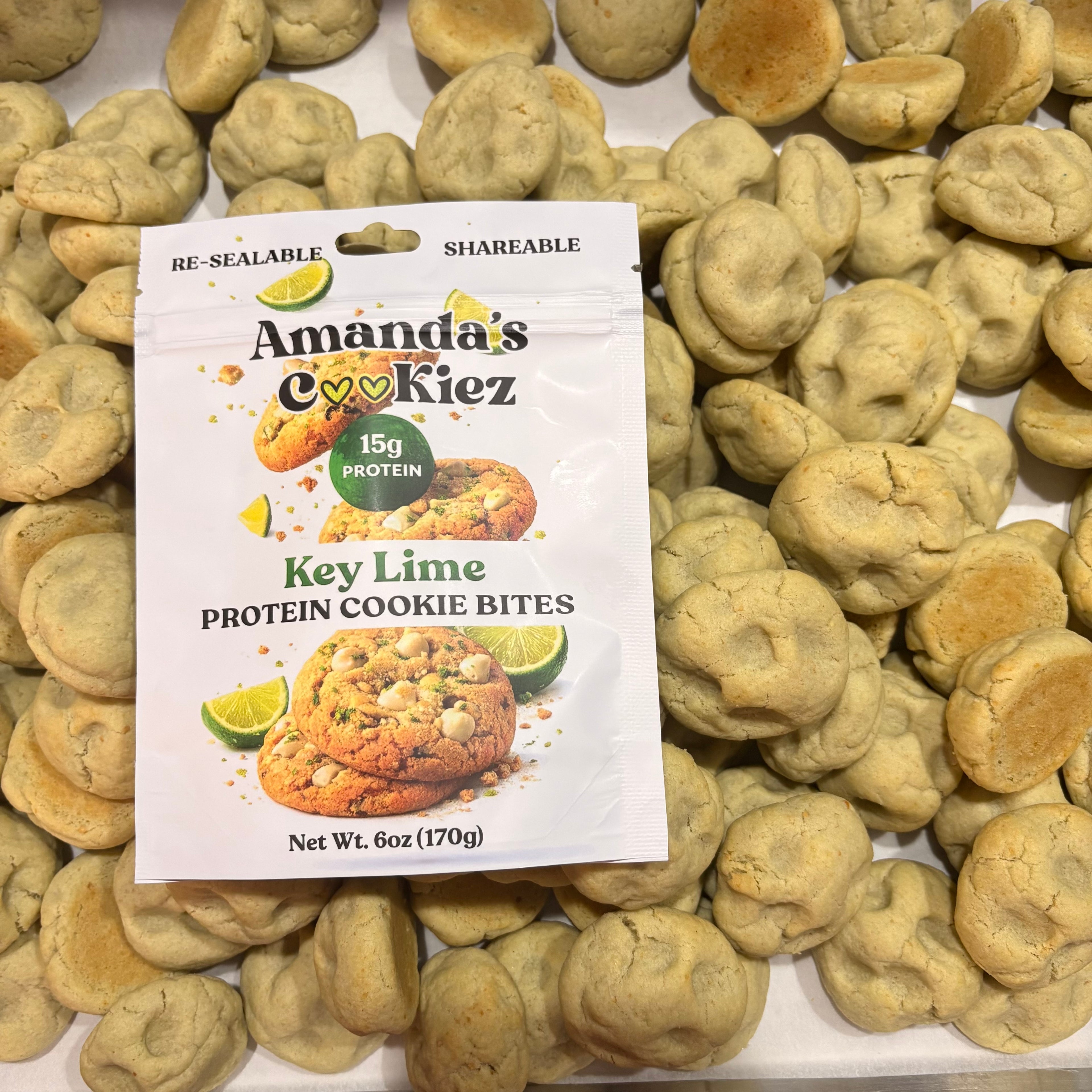 Keylime Protein Cookie Bites